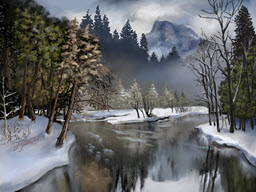 Half Dome Reflection