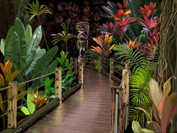 Tropical Path to Tiki Totem